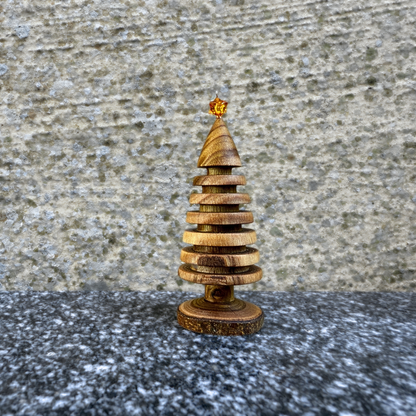 Guldregn juletræ med rav stjerne 2025 Batch 1