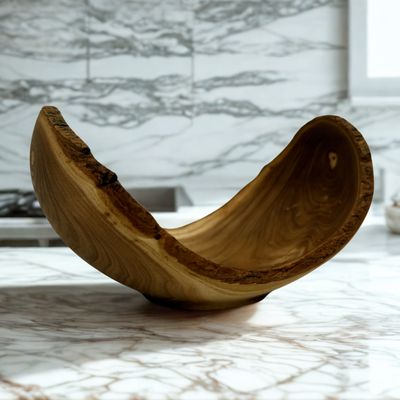 Organic Tray in Rare Trumpet Tree Wood