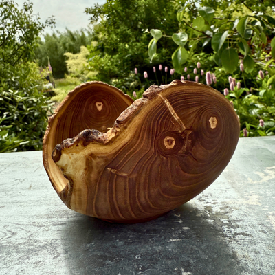 Organic Tray in Rare Trumpet Tree Wood