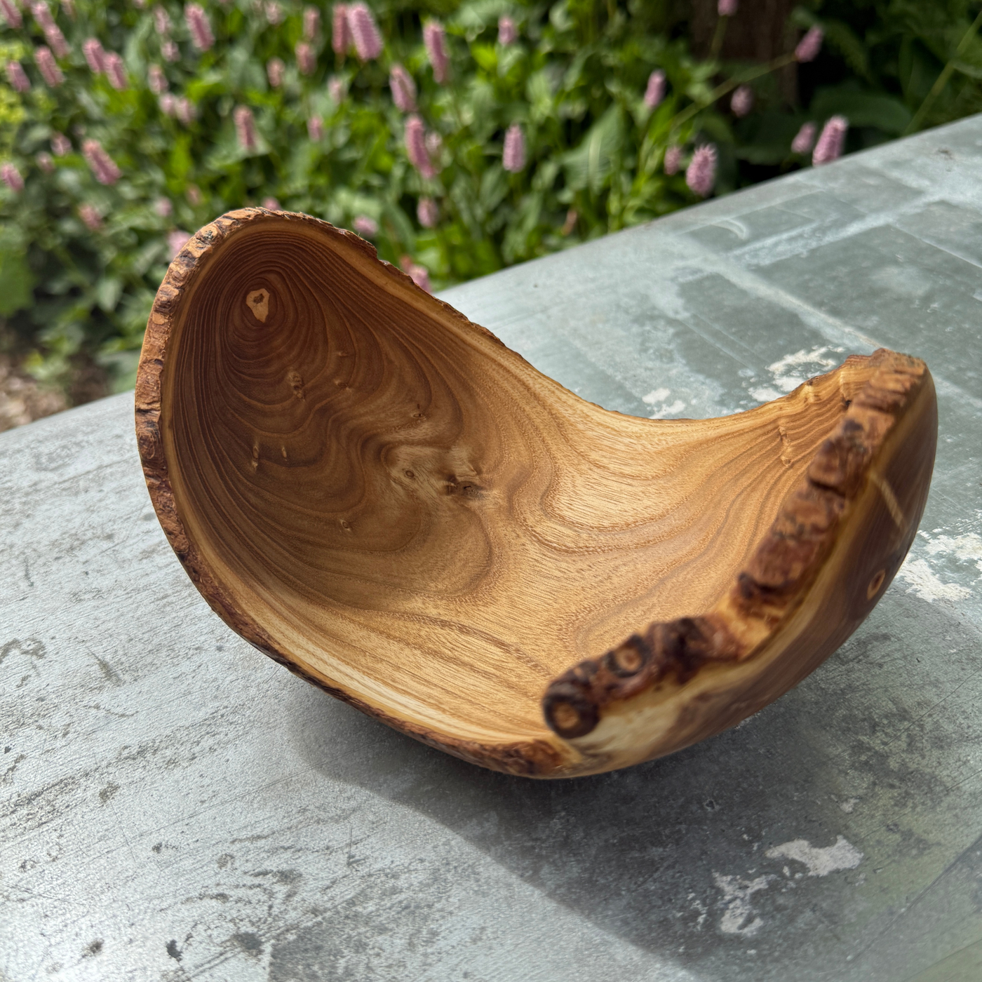 Organic Tray in Rare Trumpet Tree Wood
