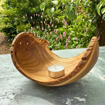 Organic Tray in Rare Trumpet Tree Wood